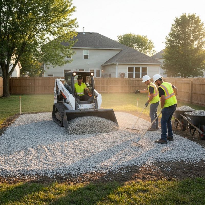 Gravel Spreading Service